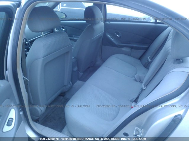1G1ZS58F98F131680 - 2008 CHEVROLET MALIBU LS ვერცხლისფერი ფოტო 8