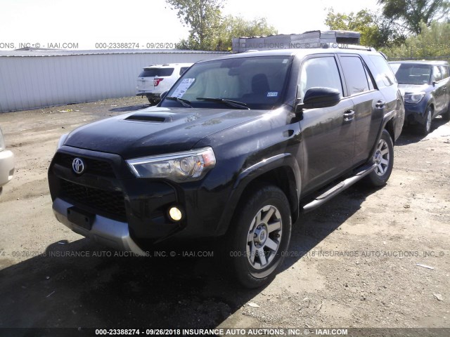 JTEBU5JR4G5362588 - 2016 TOYOTA 4RUNNER SR5/SR5 PREMIUM/SR5 LIMIT BLACK photo 2