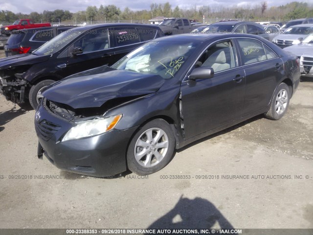 4T4BE46K48R019439 - 2008 TOYOTA CAMRY CE/LE/XLE/SE BLACK photo 2