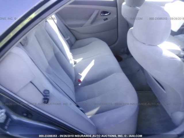 4T4BE46K48R019439 - 2008 TOYOTA CAMRY CE/LE/XLE/SE BLACK photo 8