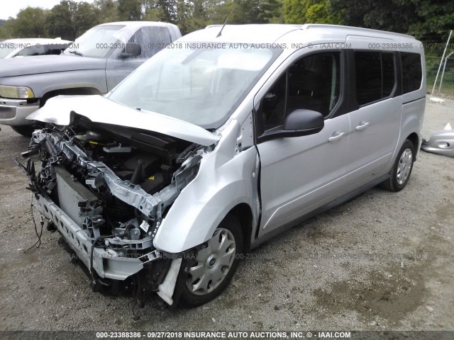 NM0GS9F72J1363572 - 2018 FORD TRANSIT CONNECT XLT SILVER photo 2