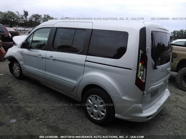 NM0GS9F72J1363572 - 2018 FORD TRANSIT CONNECT XLT SILVER photo 3
