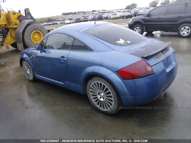 TRUTC28N2Y1001579 - 2000 AUDI TT BLUE photo 3