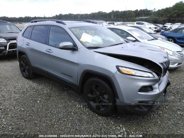 1C4PJMDS5GW309663 - 2016 JEEP CHEROKEE LIMITED GRAY photo 1