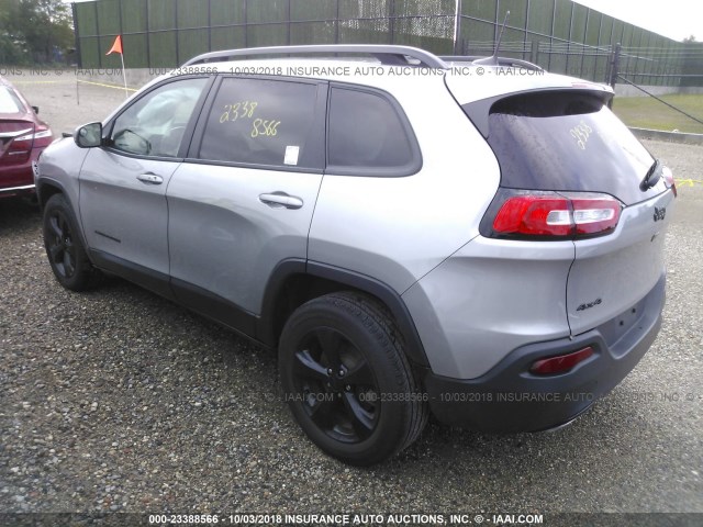 1C4PJMDS5GW309663 - 2016 JEEP CHEROKEE LIMITED GRAY photo 3