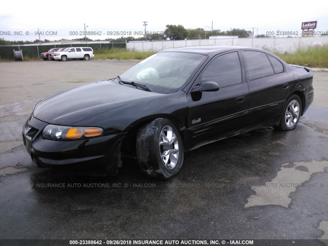 1G2HY54K6Y4202290 - 2000 PONTIAC BONNEVILLE SLE BLACK photo 2