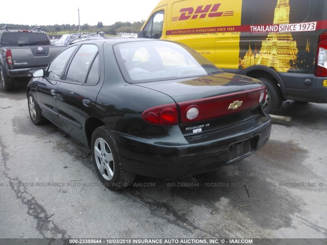 1G1JF52F247372091 - 2004 CHEVROLET CAVALIER LS GREEN photo 3