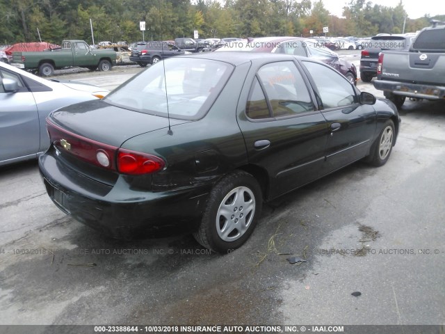 1G1JF52F247372091 - 2004 CHEVROLET CAVALIER LS GREEN photo 4