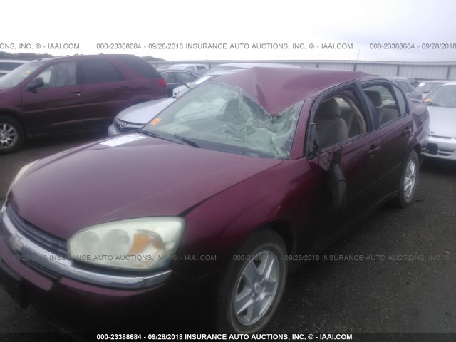 1G1ZT54894F211298 - 2004 CHEVROLET MALIBU LS 栗色 照片 6