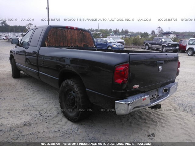 3D7KR28D97G817514 - 2007 DODGE RAM 2500 ST/SLT 黑色 照片 3