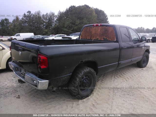3D7KR28D97G817514 - 2007 DODGE RAM 2500 ST/SLT 黑色 照片 4