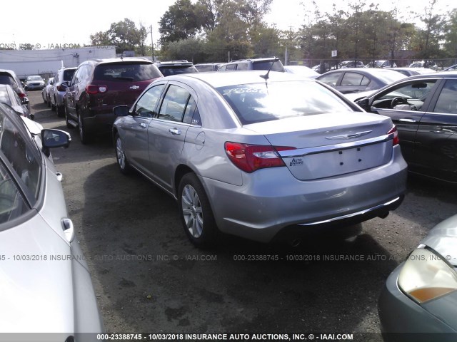 1C3CCBCG0DN737351 - 2013 CHRYSLER 200 LIMITED GRAY photo 3
