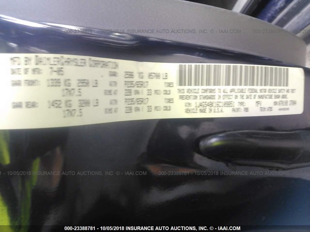 1J4GS48K16C109851 - 2006 JEEP GRAND CHEROKEE LAREDO/COLUMBIA/FREEDOM 蓝色 照片 9