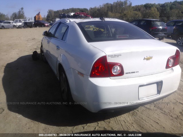 1G1ZC5E03CF175597 - 2012 CHEVROLET MALIBU 1LT თეთრი ფოტო 3