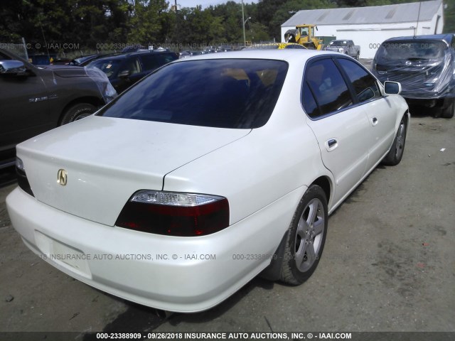 19UUA56812A052017 - 2002 ACURA 3.2TL TYPE-S WHITE photo 4