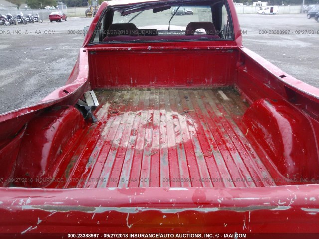 1GTGC24K2PE554814 - 1993 GMC SIERRA C2500 RED photo 8