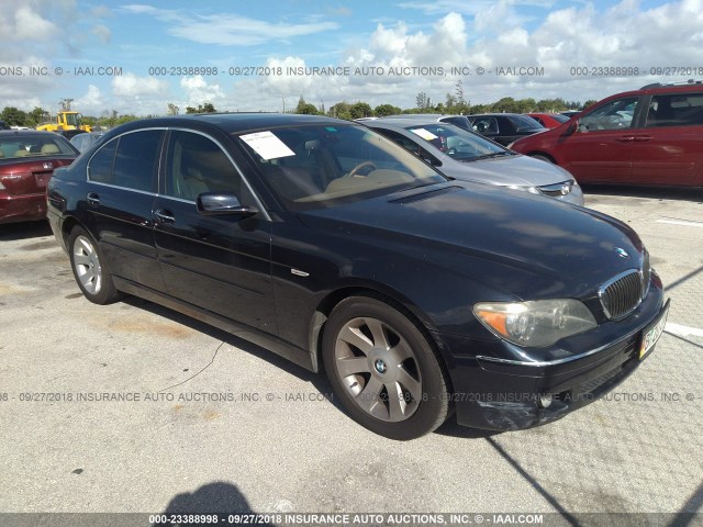 WBAHL835X7DT08647 - 2007 BMW 750 I BLACK photo 1