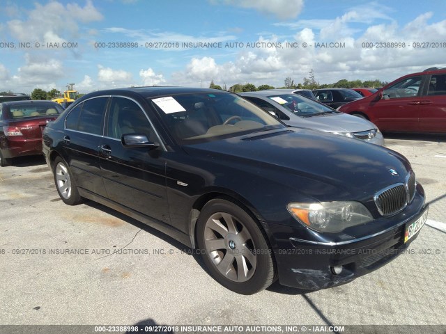 WBAHL835X7DT08647 - 2007 BMW 750 I BLACK photo 6