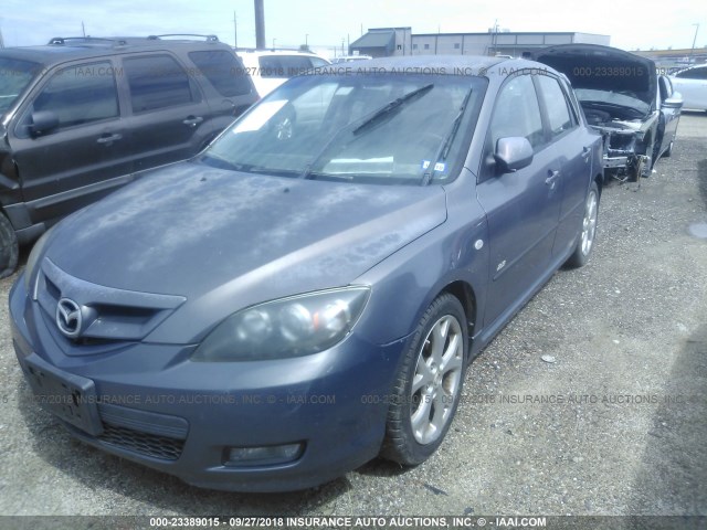 JM1BK143371651771 - 2007 MAZDA 3 HATCHBACK GRAY photo 2