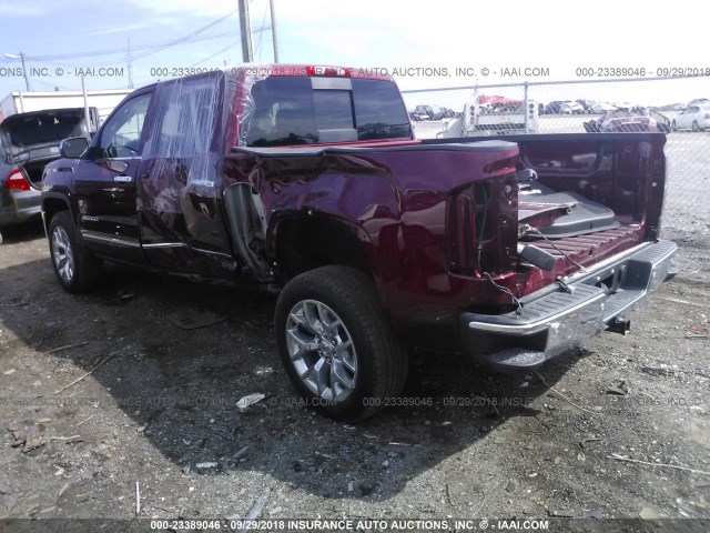 3GTU2NEC9GG187837 - 2016 GMC SIERRA K1500 SLT RED photo 3