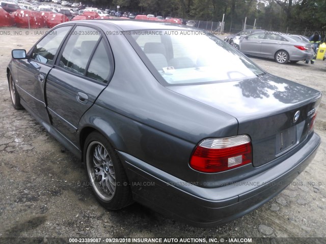 WBADT634X2CH97708 - 2002 BMW 530 I AUTOMATIC GRAY photo 3