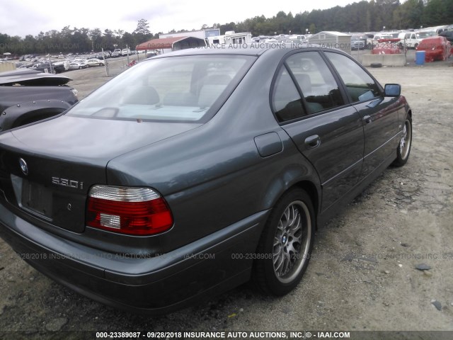 WBADT634X2CH97708 - 2002 BMW 530 I AUTOMATIC GRAY photo 4