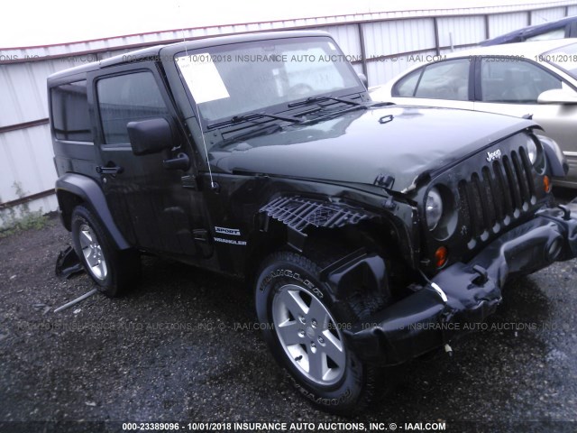 1J4AA2D12BL614253 - 2011 JEEP WRANGLER SPORT მწვანე ფოტო 1