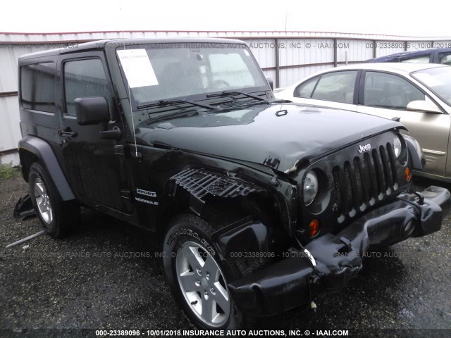 1J4AA2D12BL614253 - 2011 JEEP WRANGLER SPORT GREEN photo 6