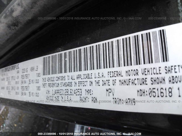 1J4AA2D12BL614253 - 2011 JEEP WRANGLER SPORT მწვანე ფოტო 9