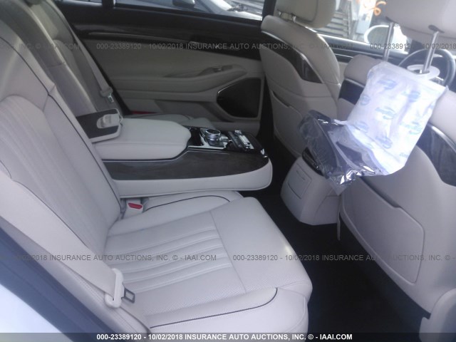 KMHG34JA6HU029944 - 2017 GENESIS G90 PREMIUM WHITE photo 8