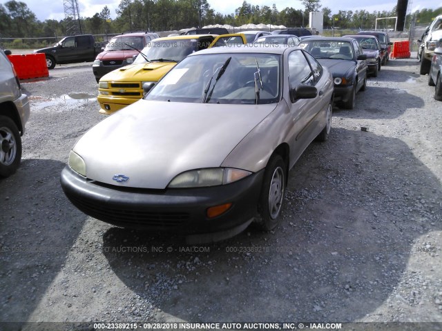 1G1JC1244V7235641 - 1997 CHEVROLET CAVALIER RS BROWN photo 2