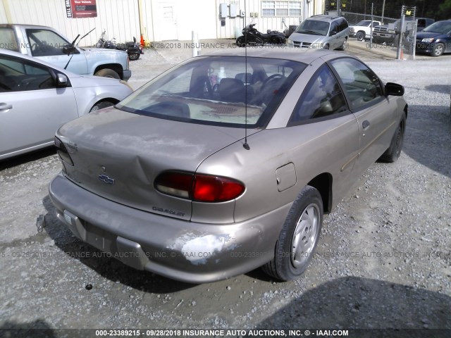 1G1JC1244V7235641 - 1997 CHEVROLET CAVALIER RS BROWN photo 4