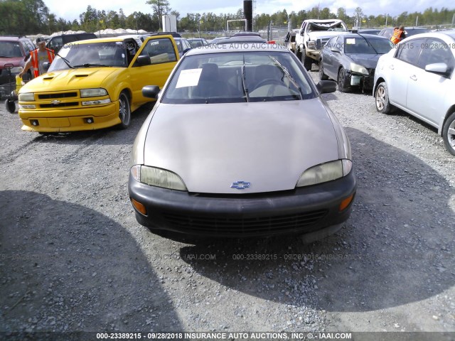 1G1JC1244V7235641 - 1997 CHEVROLET CAVALIER RS BROWN photo 6