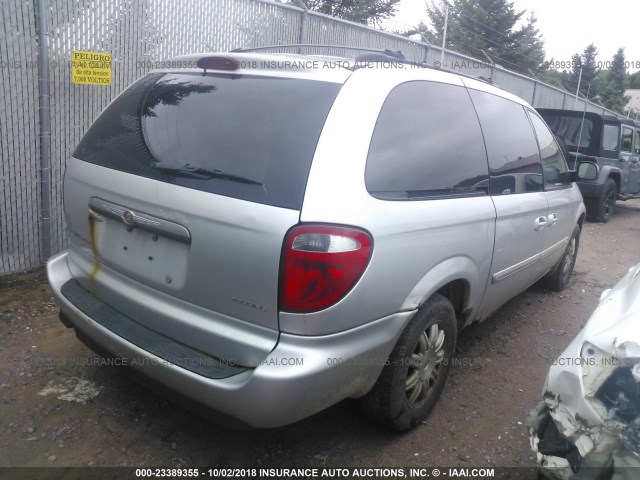 2A4GP54L66R818935 - 2006 CHRYSLER TOWN & COUNTRY TOURING SILVER photo 4