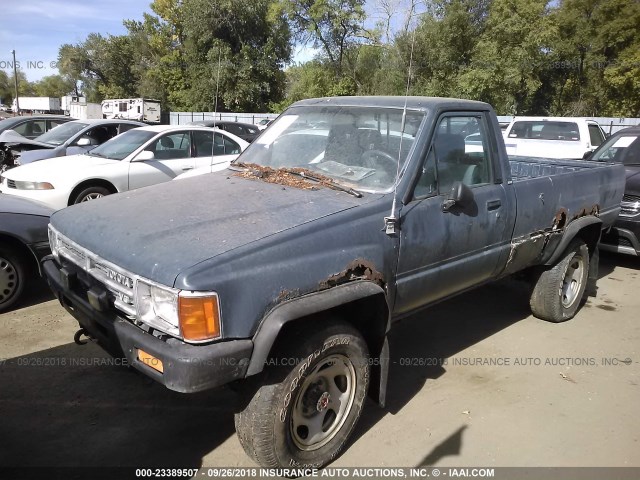 JT4VN64N3J0003749 - 1988 TOYOTA PICKUP LONG BED VN64 DLX BLUE photo 2