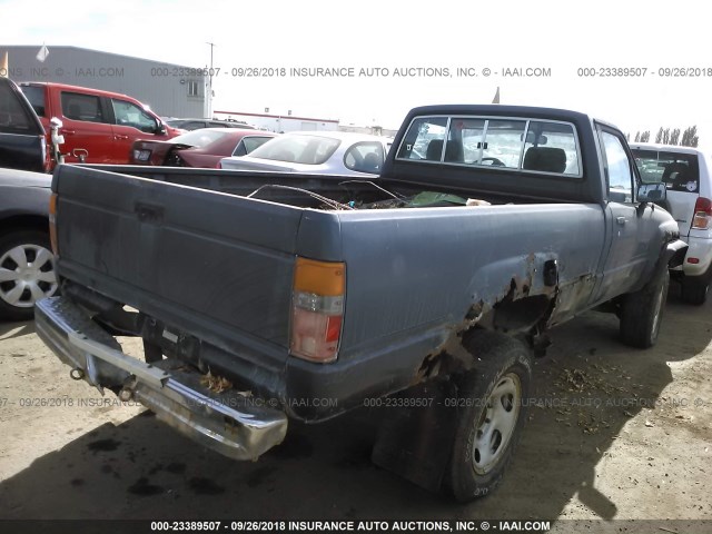 JT4VN64N3J0003749 - 1988 TOYOTA PICKUP LONG BED VN64 DLX BLUE photo 4