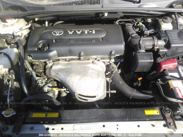 JTKDE177260105023 - 2006 TOYOTA SCION TC 银色 照片 10