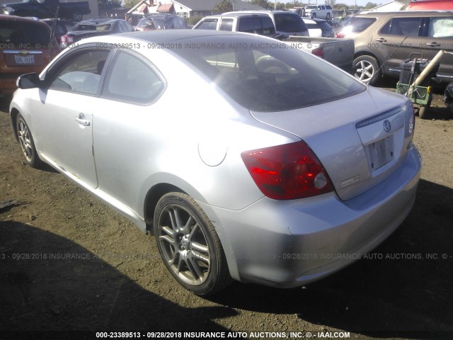 JTKDE177260105023 - 2006 TOYOTA SCION TC 银色 照片 3