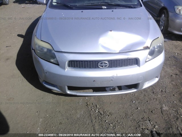JTKDE177260105023 - 2006 TOYOTA SCION TC 银色 照片 6