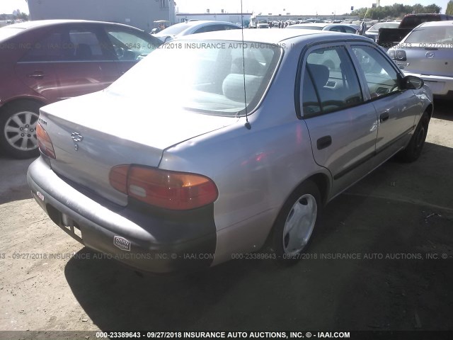 1Y1SK52822Z405841 - 2002 CHEVROLET GEO PRIZM LSI TAN photo 4