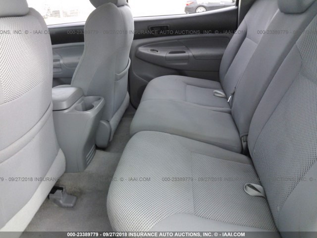 5TEJU62N37Z466147 - 2007 TOYOTA TACOMA DOUBLE CAB PRERUNNER WHITE photo 8