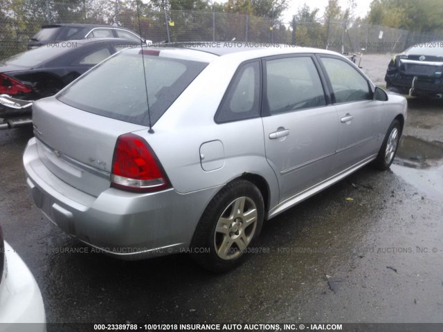 1G1ZT61826F156254 - 2006 CHEVROLET MALIBU MAXX LT SILVER photo 4