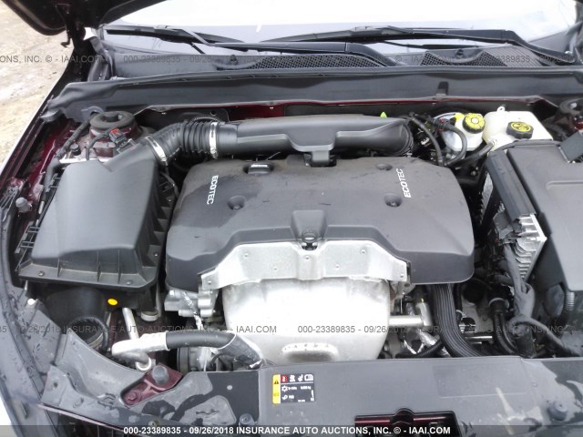 1G11C5SL9FF117039 - 2015 CHEVROLET MALIBU 1LT MAROON photo 10