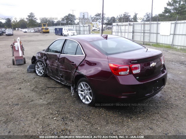 1G11C5SL9FF117039 - 2015 CHEVROLET MALIBU 1LT MAROON photo 3