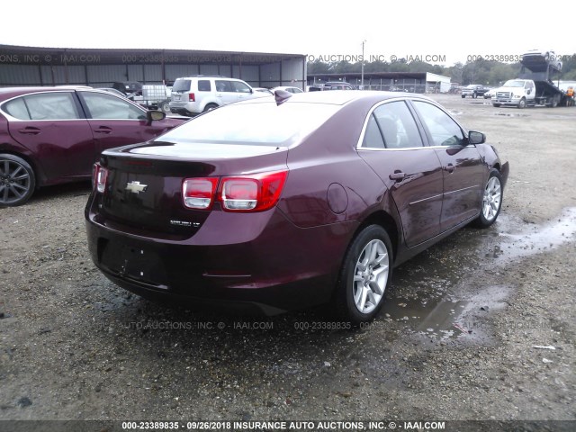 1G11C5SL9FF117039 - 2015 CHEVROLET MALIBU 1LT MAROON photo 4