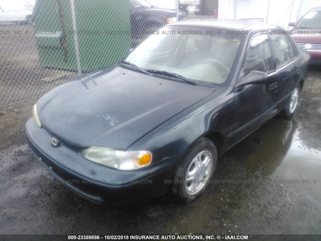 1Y1SK5289XZ441209 - 1999 CHEVROLET GEO PRIZM LSI ლურჯი ფოტო 2