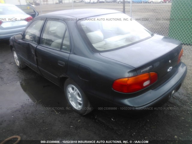 1Y1SK5289XZ441209 - 1999 CHEVROLET GEO PRIZM LSI ლურჯი ფოტო 3