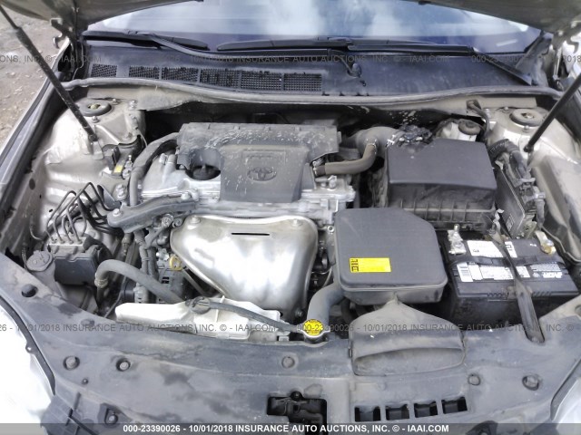 4T4BF1FK9FR501574 - 2015 TOYOTA CAMRY LE/XLE/SE/XSE 金色 照片 10