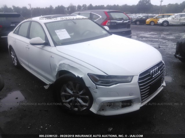 WAUG3AFC1JN050579 - 2018 AUDI A6 PREMIUM PLUS WHITE photo 1