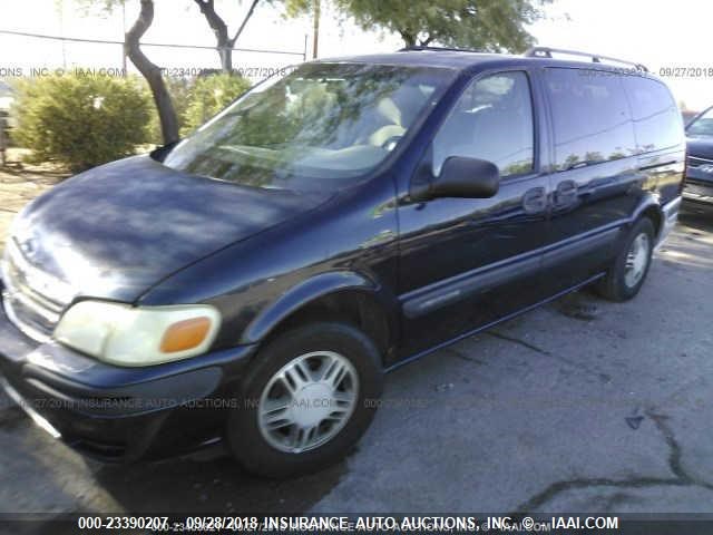 1GNDX13E54D206673 - 2004 CHEVROLET VENTURE LUXURY Dark Blue photo 2